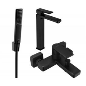 Zestaw wannowy Mexen Mino czarny  72413R72-70 1 szt.