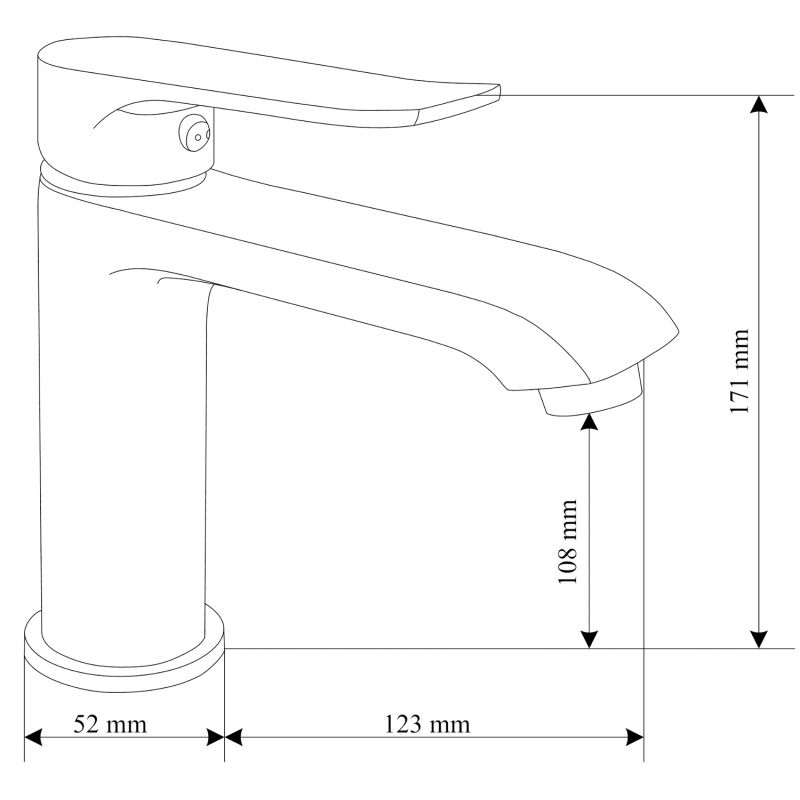 Zestaw wannowy Mexen Pecos czarny  72703DS62-70 1 szt.