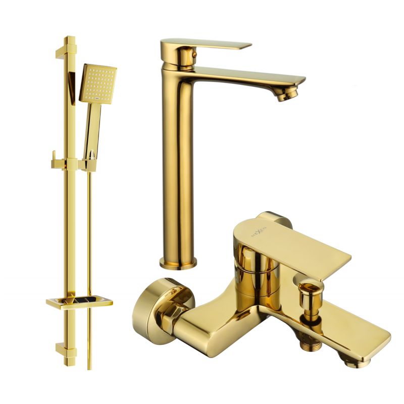 Zestaw wannowy Mexen Royo złoty  72213DQ45-50 1 szt.