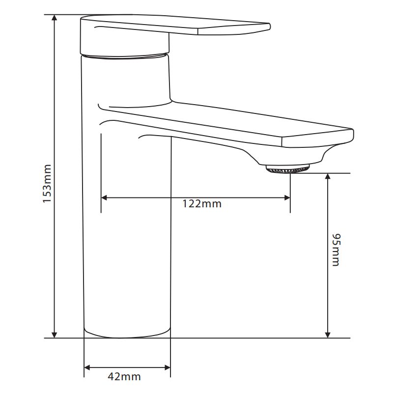 Zestaw wannowy Mexen Zero czarny  71103DS70-70 1 szt.