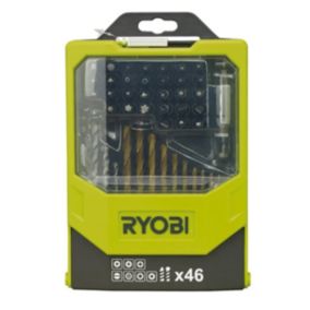 Zestaw Wierteł i Bitów RYOBI 46 Elementów 1szt.