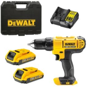 Zestaw Wkrętarka Wiertarka Akumulatorowa DeWALT 18V z 2 Akumulatorami 2,0 AH i Ładowarką 1szt.