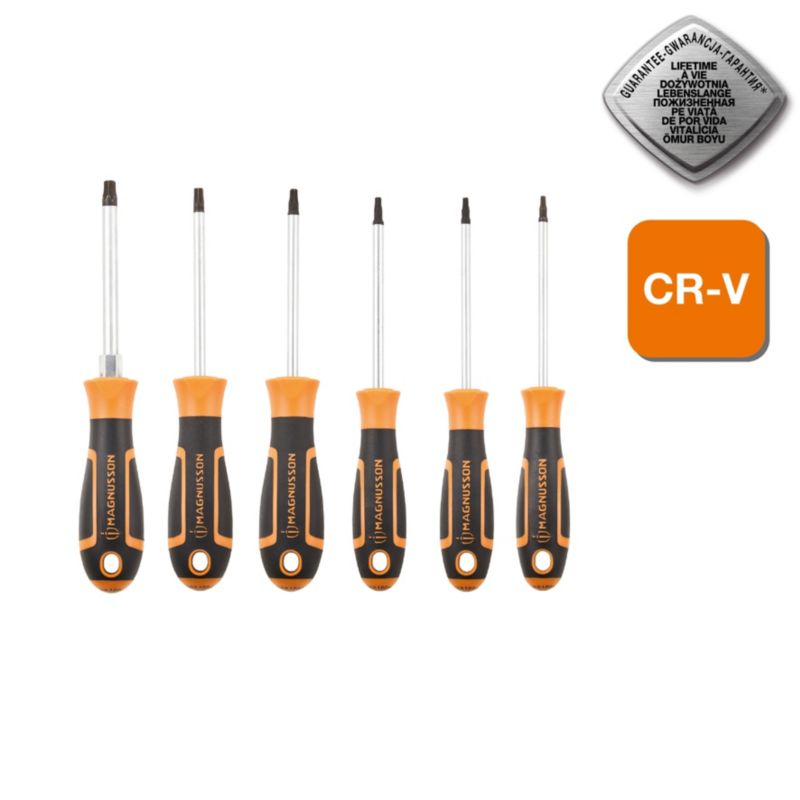 Zestaw wkrętaków torx Magnusson 6 szt.