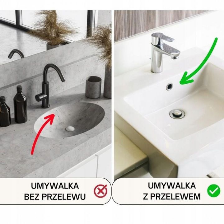 Zestaw wysoka bateria HOST Yoka Home umywalkowa stojąca i korek klik-klak czarny lof- 1 szt.