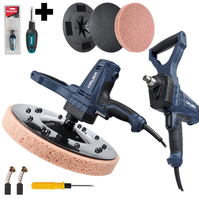 Zestaw Zacieraczka do tynków CELMA Professional PRBt 390S 710W 390mm + wkrętak MAKITA 1 szt.