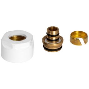 Zestaw zaciskowy na rury PEX biały