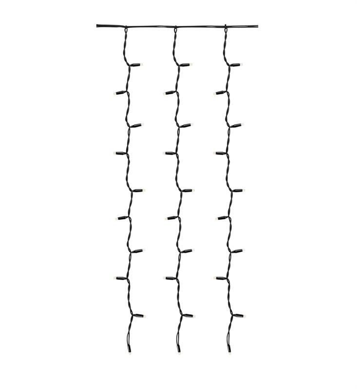 Zewnętrzne światełka kurtyna 1x1,5m LED 9,2W WW 100p CHRISSLINE 705989 Markslojd 1 szt.