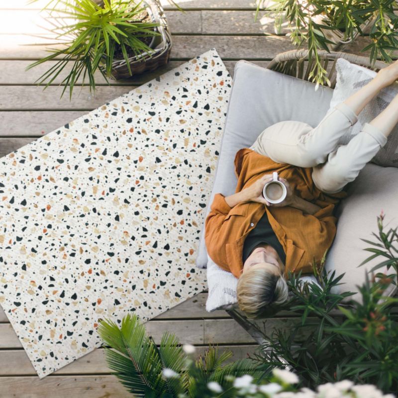 Venkovní vinylový koberec Wallfluent 80x120 cm Dekorativní porcelánová kamenná deska 1 ks.