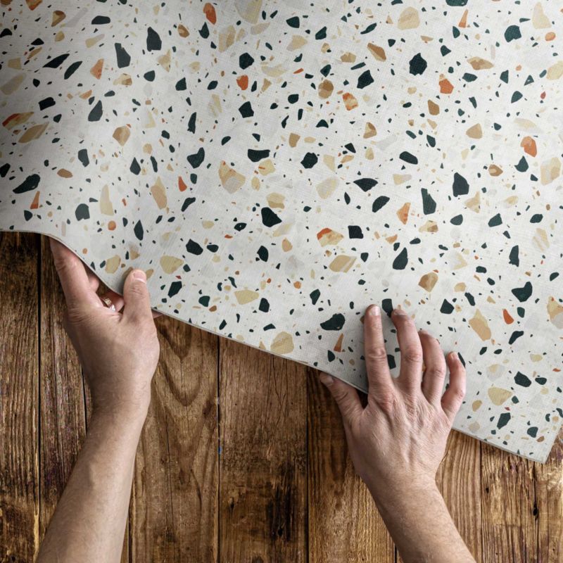 Venkovní vinylový koberec Wallfluent 80x120 cm Dekorativní porcelánová kamenná deska 1 ks.