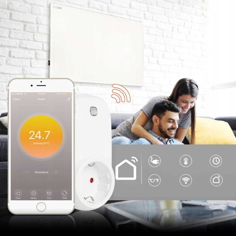 Zewnętrzny termostat WiFi WK3O do paneli IR CRONOS 1 szt