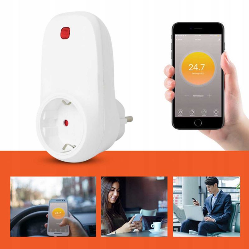 Zewnętrzny termostat WiFi WK3O do paneli IR CRONOS 1 szt
