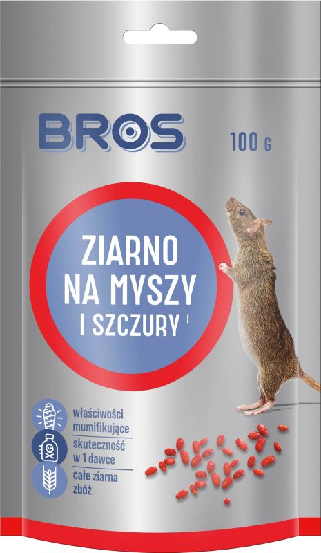 Ziarno na myszy i szczury Bros 100 g
