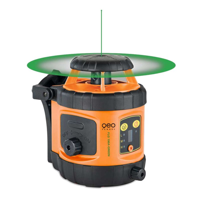 Zielony niwelator laserowy FLG 190A-Green geo-Fennel obrotowy 1 szt.