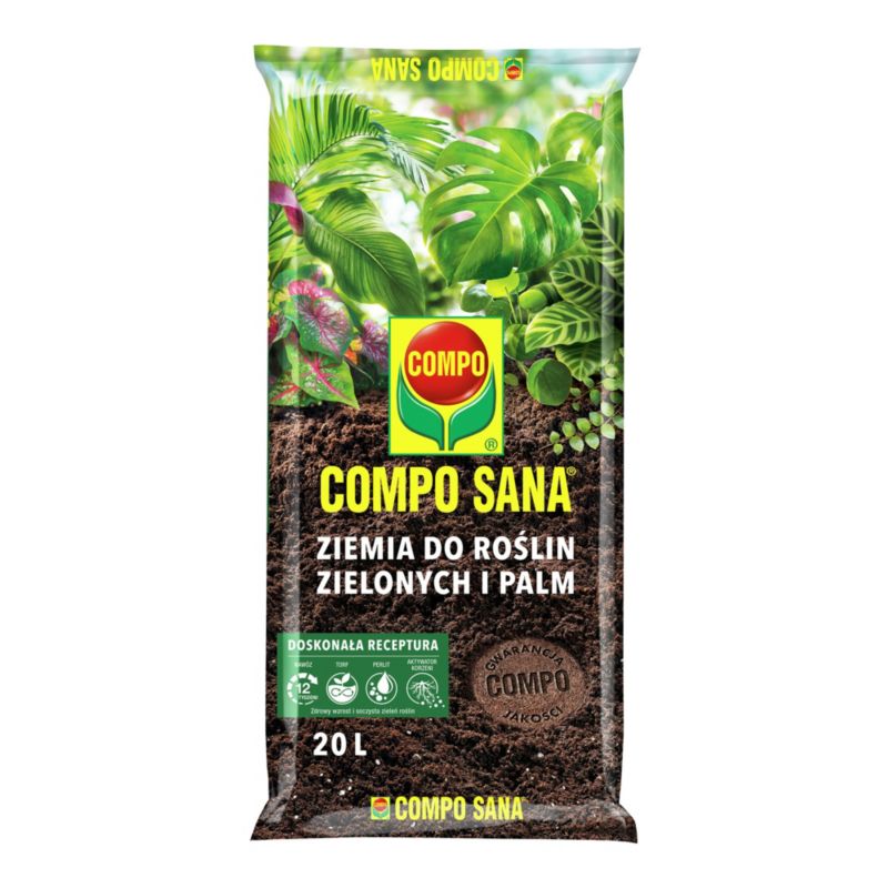 Ziemia do roślin zielonych Compo Sana 20 l