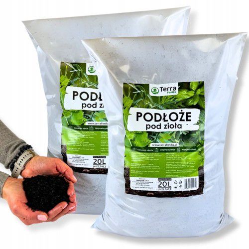 Ziemia uniwersalna do ziół Terra Feniks gotowe podłoże pod zioła 20 L 1 szt.
