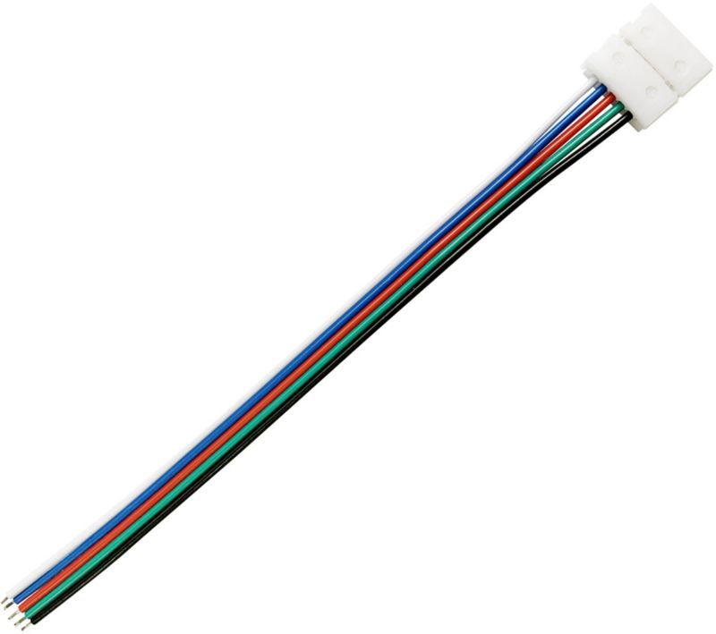 Złącze jednostronne kabel do pasków RGBW Goldlux 10 mm