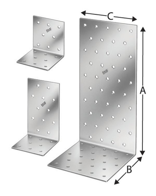 Złącze kątowe Simpson strong-tie EA 40 x 40 x 40 x 2 mm