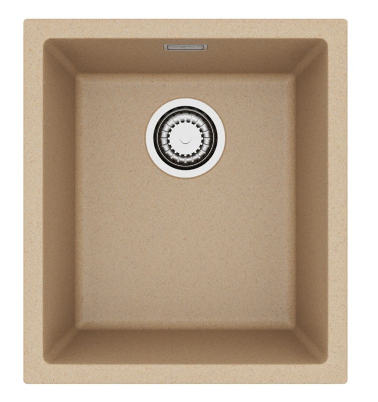 Zlewozmywak granitowy Alveus OMNI 10 kol. G55 beż (40x45)  1-komorowy 1szt