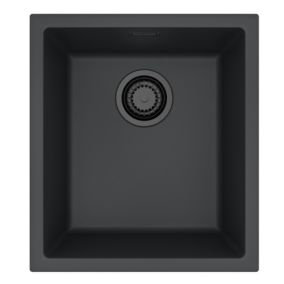 Zlewozmywak granitowy Alveus OMNI 10 kol. G90 BLACK EDITION (40x45)  1-komorowy 1szt