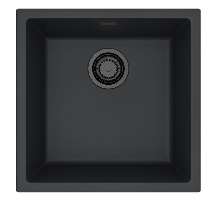Zlewozmywak granitowy Alveus OMNI 20 kol. G90 BLACK EDITION (45x45)  1-komorowy 1szt