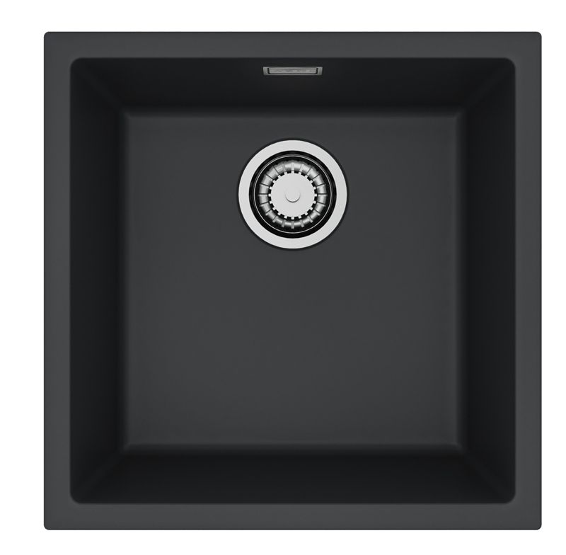Zlewozmywak granitowy Alveus OMNI 20 kol. G90 DEEP BLACK (45x45)  1-komorowy 1szt