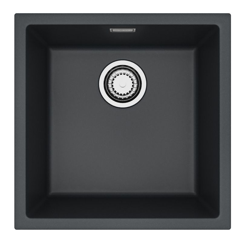 Zlewozmywak granitowy Alveus OMNI 20 kol. G91 czarny (45x45)  1-komorowy 1szt