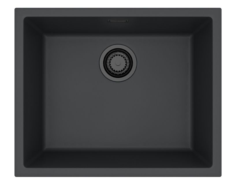Zlewozmywak granitowy Alveus OMNI 30 kol. G90 BLACK EDITION (55x45)  1-komorowy 1szt