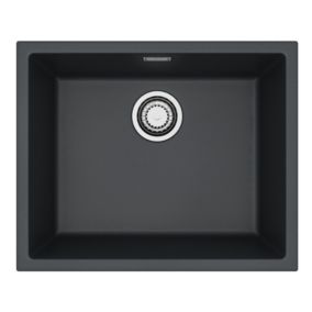 Zlewozmywak granitowy Alveus OMNI 30 kol. G91 czarny (45x55)  1-komorowy 1szt