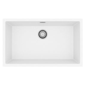 Zlewozmywak granitowy Alveus OMNI 40 kol. G11 biały (45x75)  1-komorowy 1szt