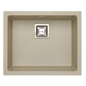 Zlewozmywak granitowy Alveus QUADRIX 50 kol. 02 pebble (56x46) 1-komorowy 1szt