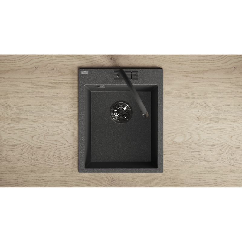 Zlewozmywak granitowy Kuchinox One 1-komorowy 48 x 39 cm