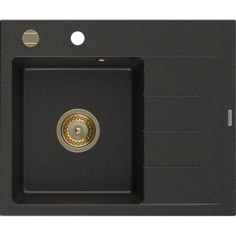 Zlewozmywak granitowy wpuszczany Mexen Bruno 1-komorowy biały 795x495 mm  - 6513791010-20-G 1 szt.