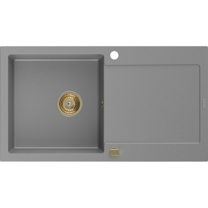 Zlewozmywak granitowy wpuszczany Mexen Mario 2-komorowy beżowy 820x436 mm  - 6504822000-69-G 1 szt.