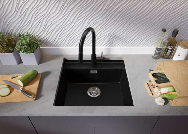 Zlewozmywak podblatowy Bergen PRIMAGRAN 56x53cm do szafki od 60cm