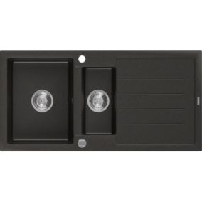 Zlewozmywak wpuszczany Mexen Andres 1,5-komorowy szary 1000x500 mm  - 6515101510-71 1 szt.