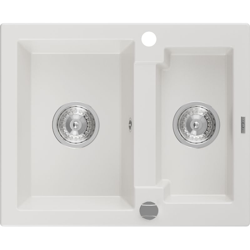 Zlewozmywak wpuszczany Mexen Carlos 1,5-komorowy czarny 582x475 mm  - 6518581500-77 1 szt.