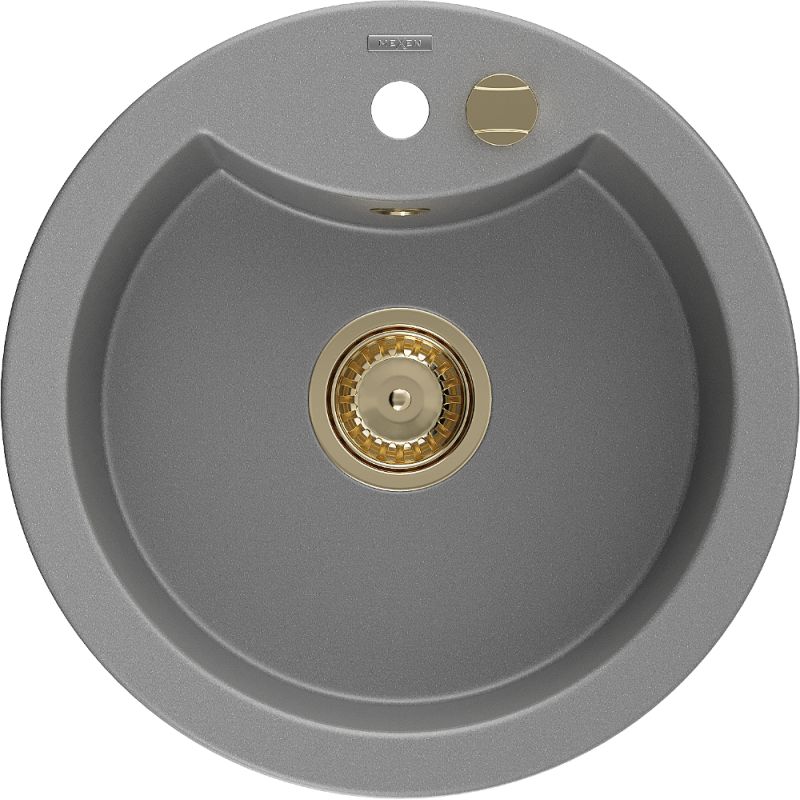 Zlewozmywak wpuszczany Mexen Elias 1-komorowy beżowy 795x480 mm  - 6511791005-69 1 szt.