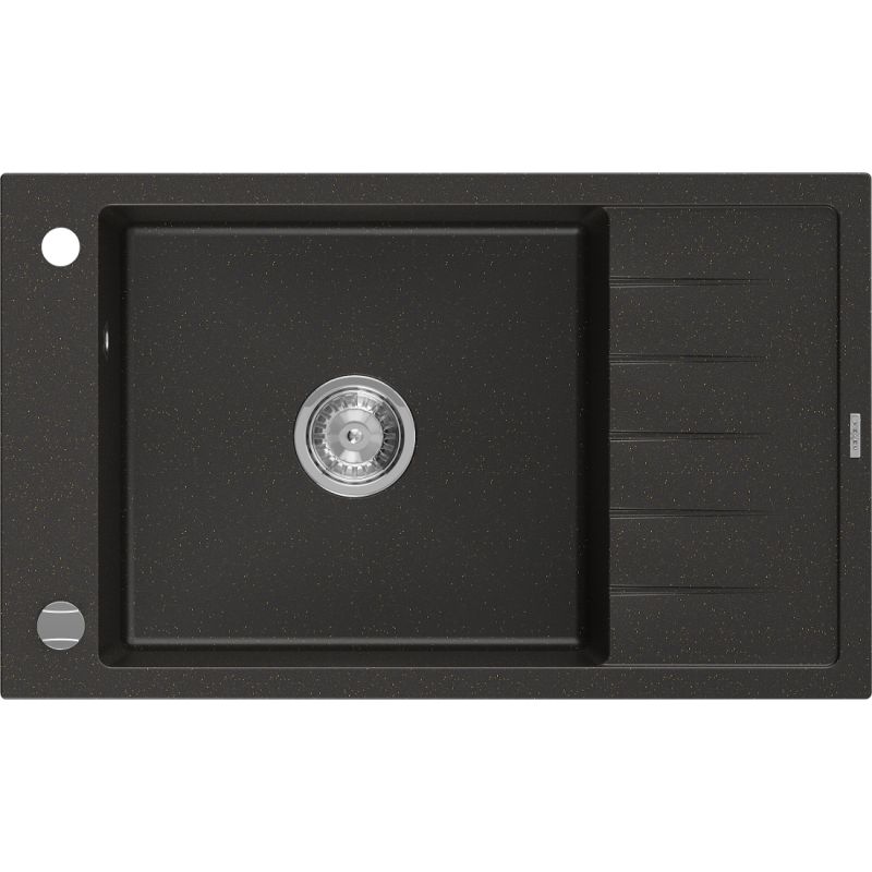 Zlewozmywak wpuszczany Mexen Elias 1-komorowy szary 795x480 mm  - 6511791005-71 1 szt.