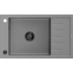 Zlewozmywak wpuszczany Mexen Elias 1-komorowy szary 795x480 mm  6511791005-71-B