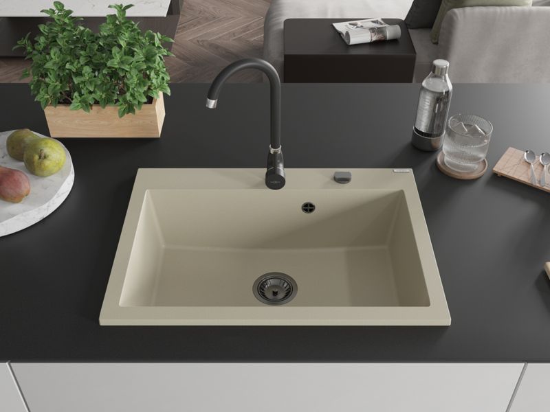 Zlewozmywak wpuszczany Mexen Elix beżowy 700 x 500 mm - 6526701005-69-B 1 szt.