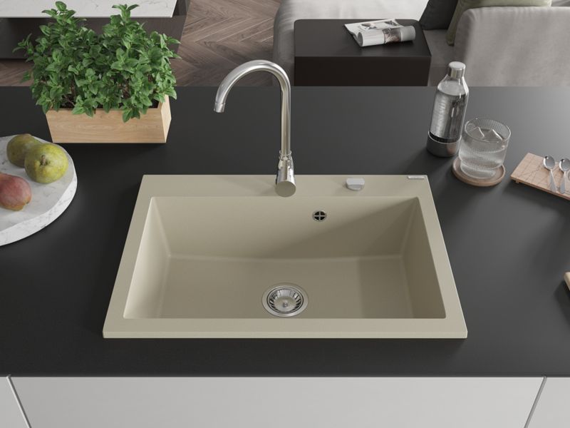 Zlewozmywak wpuszczany Mexen Elix beżowy 700x500 mm - 6526701005-69 1 szt.