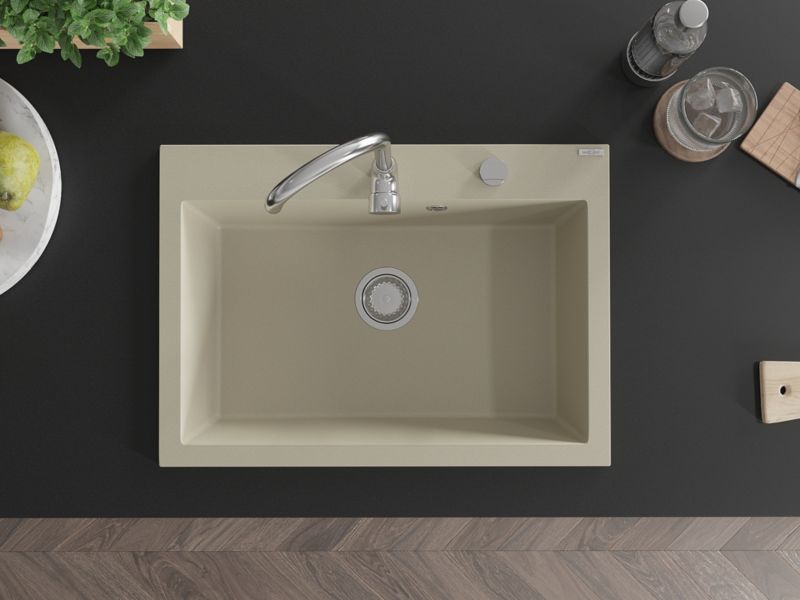 Zlewozmywak wpuszczany Mexen Elix beżowy 700x500 mm - 6526701005-69 1 szt.