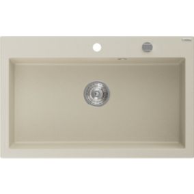 Zlewozmywak wpuszczany Mexen Elix beżowy 800 x 500 mm - 6527801005-69