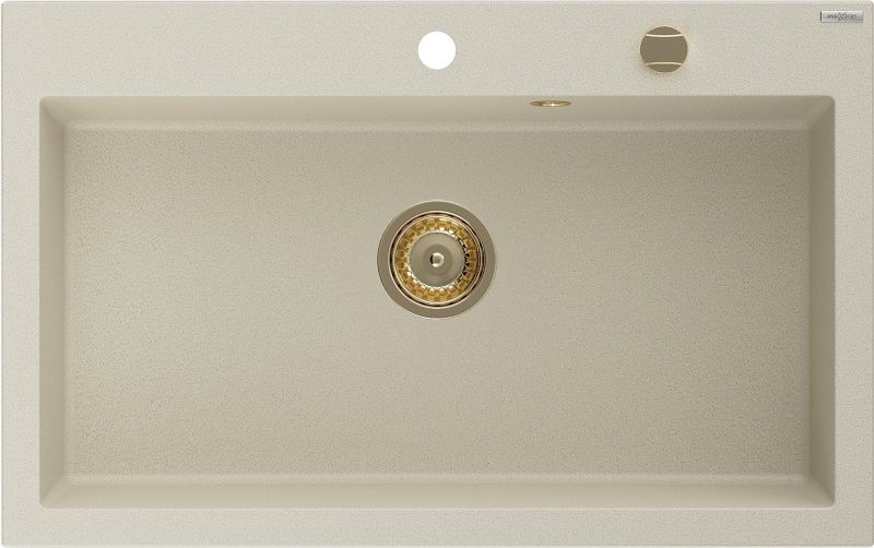 Zlewozmywak wpuszczany Mexen Elix beżowy 800x500 mm - 6527801005-69-G