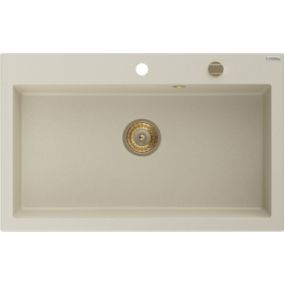 Zlewozmywak wpuszczany Mexen Elix beżowy 800x500 mm - 6527801005-69-G