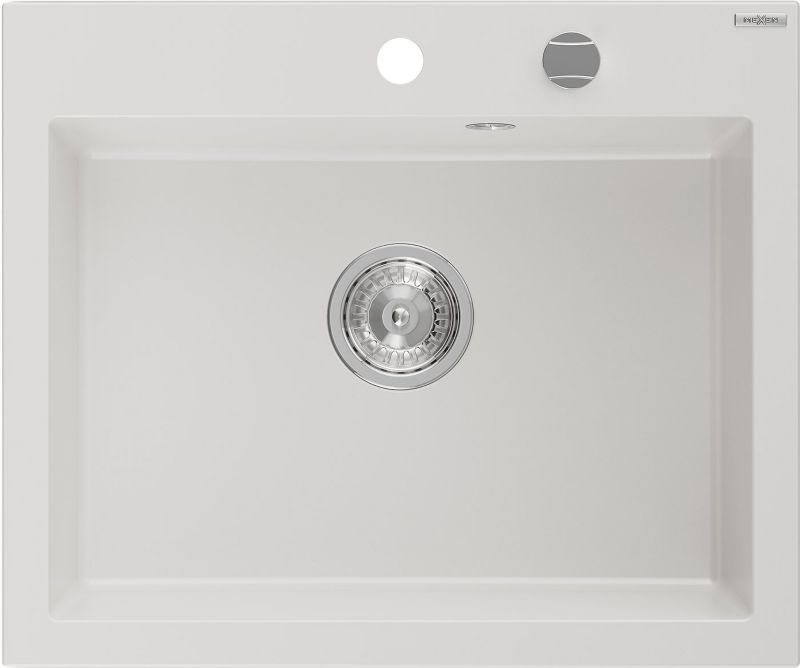 Zlewozmywak wpuszczany Mexen Elix biały 600 x 500 mm - 6525601005-20 1 szt.