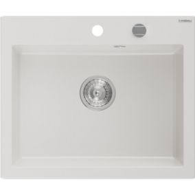 Zlewozmywak wpuszczany Mexen Elix biały 600 x 500 mm - 6525601005-20 1 szt.