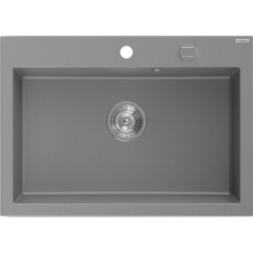 Zlewozmywak wpuszczany Mexen Elix szary 700 x 500 mm - 6526701005-71 1 szt.
