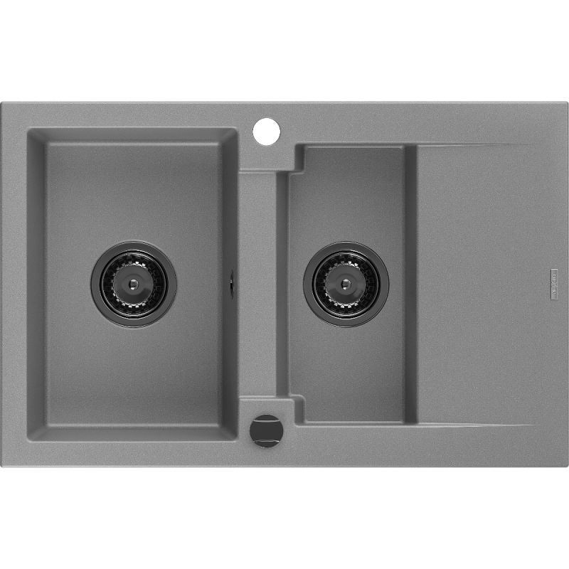 Zlewozmywak wpuszczany Mexen Hektor 2-komorowy beżowy 800x490 mm  - 6521802000-69-G 1 szt.