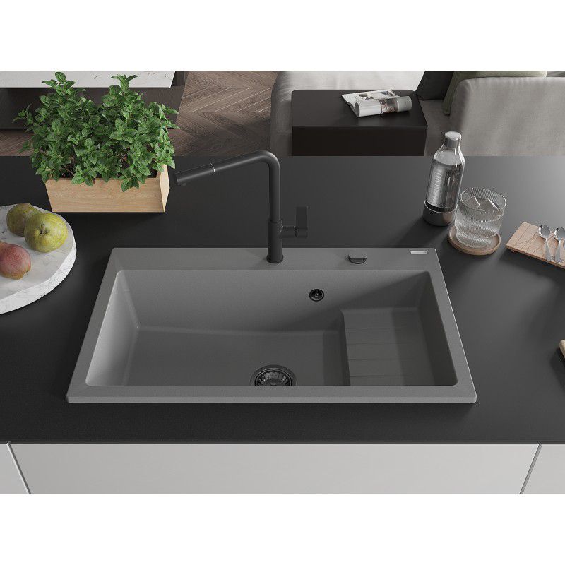 Zlewozmywak wpuszczany Mexen Oscar 1-komorowy beżowy 580 x 490 mm  - 6519581000-69-B 1 szt.